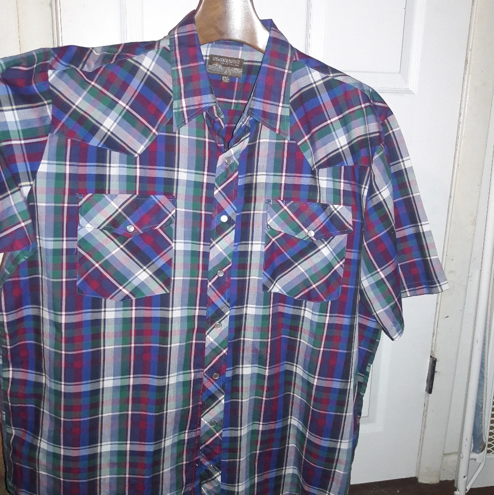 Plainsman for the tall man Country button up shirt
